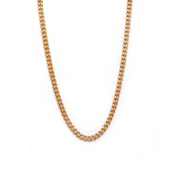 Dandy Street - shop online - collane uomo con pietre naturali - Collana da uomo placcata oro - Cubans Gold