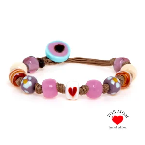 Dandy Street - shop online bracciali uomo di tendenza - Bracciali con Murrine veneziane - Bracciale raffinato per un tocco di colore - Floral Mom
