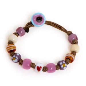 Dandy Street - shop online bracciali uomo di tendenza - Bracciali con Murrine veneziane - Bracciale raffinato per un tocco di colore - Floral Mom