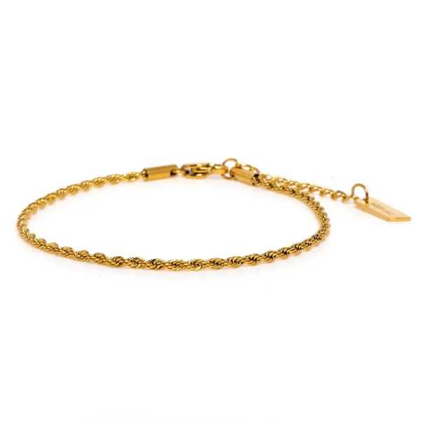 Dandy Street - shop online bracciali uomo di tendenza - Bracciale da uomo in oro di carattere - Warris