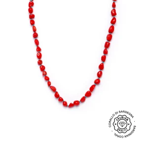 Dandy Street - shop online - collane uomo con pietre naturali - Collana in corallo dal design stiloso - Janàru