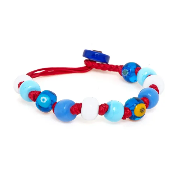 Dandy Street - shop online bracciali uomo di tendenza - Bracciali con Murrine veneziane - Bracciale uomo brillante e sofisticato - Cannaregio