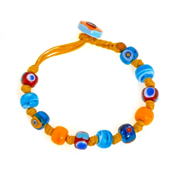 Dandy Street - shop online bracciali uomo di tendenza - Bracciali con Murrine veneziane - Bracciale uomo perfetto per la tua estate - Tintoretto
