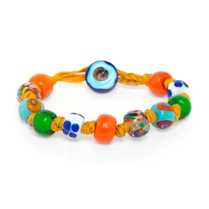 Dandy Street - shop online bracciali uomo di tendenza - Bracciali con Murrine veneziane - Bracciale uomo vivace e raffinato - Mocenigo