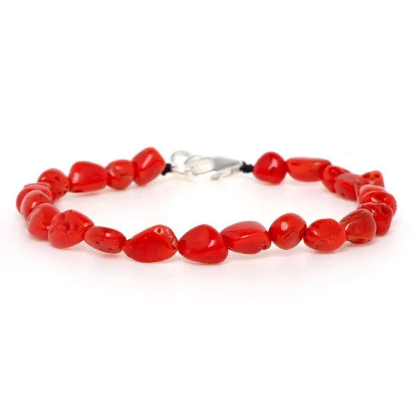 Dandy Street - shop online bracciali uomo di tendenza - Bracciale con corallo da uomo - Corallo