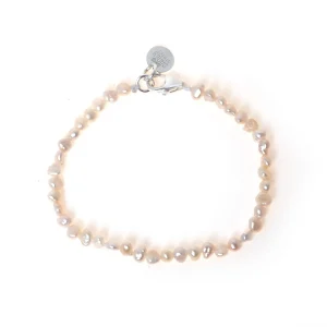 Dandy Street - shop online bracciali uomo di tendenza - Bracciale uomo con perle bianche - Kiam